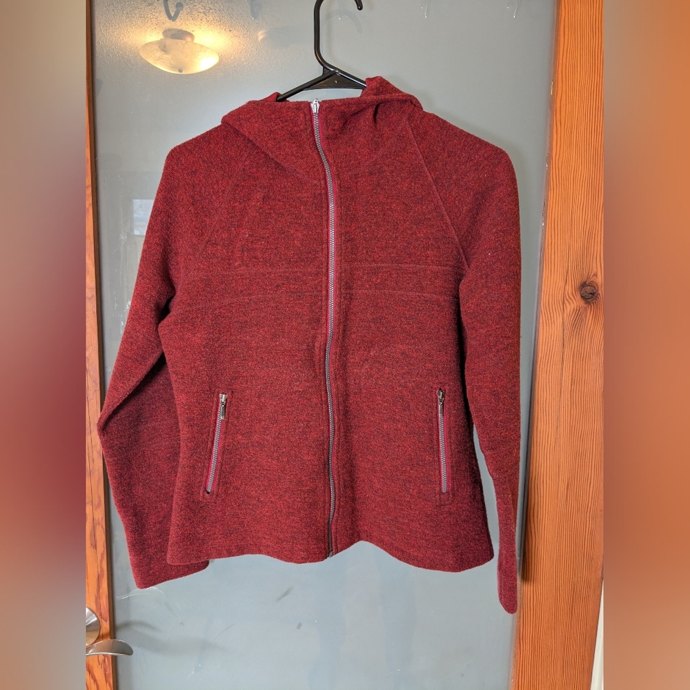 Ibex Merino Zip Up Cardigan, Small